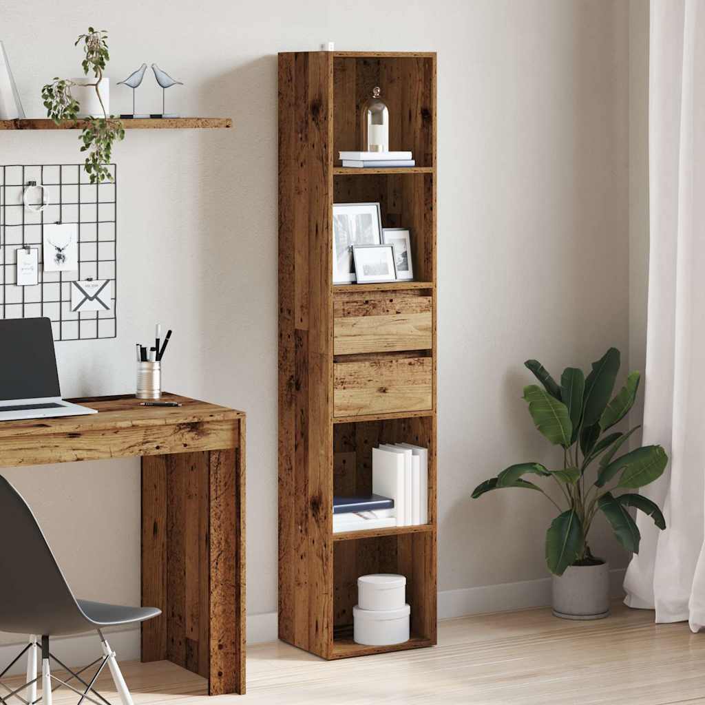 ντουλάπι βιβλίων  Παλιό ξύλο 36x30x171 cm Κατασκευασμένο ξύλο - Pakobazaar