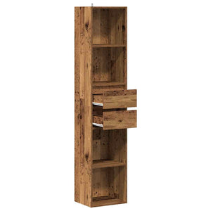 ντουλάπι βιβλίων  Παλιό ξύλο 36x30x171 cm Κατασκευασμένο ξύλο - Pakobazaar