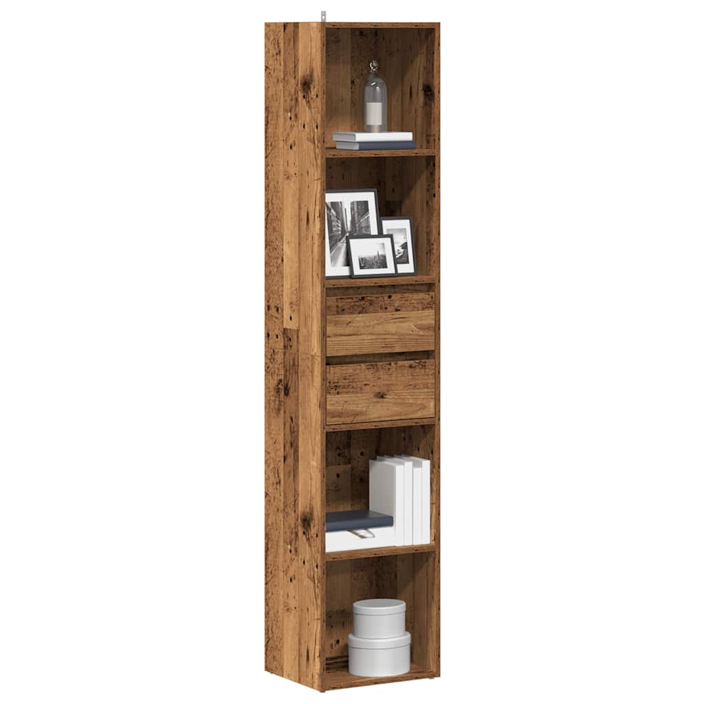 ντουλάπι βιβλίων  Παλιό ξύλο 36x30x171 cm Κατασκευασμένο ξύλο - Pakobazaar
