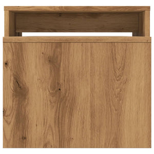Σετ Τραπεζάκια Σαλονιού Artisan Δρυς 100x48x40 εκ. Επεξ. Ξύλο - Pakobazaar