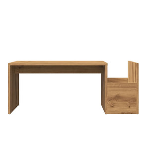 Τραπεζάκι Σαλονιού Artisan Δρυς 90x45x35 εκ. Επεξεργασμένο Ξύλο