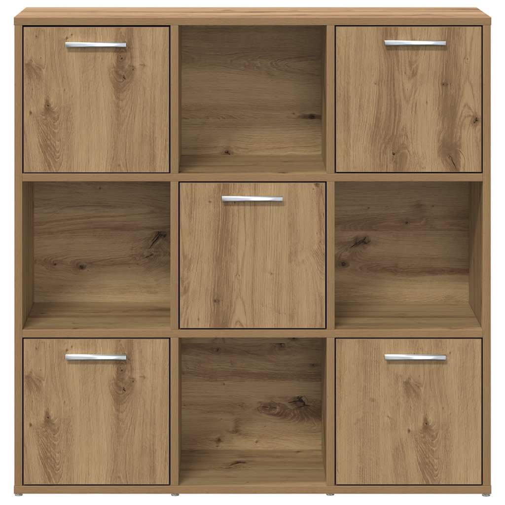 Βιβλιοθήκη Τεχνίτης Δρυς 90x28x90 εκ. Επεξεργασμένο Ξύλο