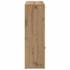 Βιβλιοθήκη Τεχνίτης Δρυς 90x28x90 εκ. Επεξεργασμένο Ξύλο