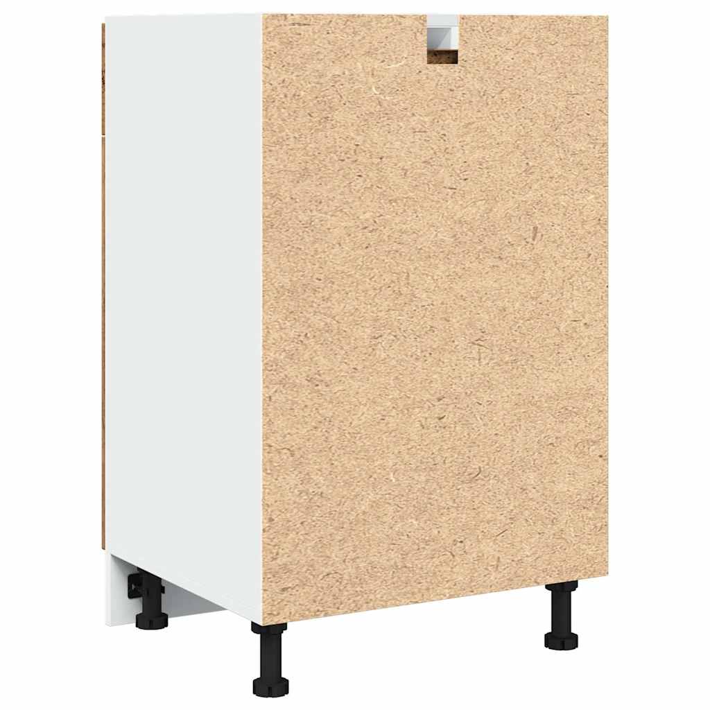 Ντουλάπι με Συρτάρια "Lyon" από Παλιό Ξύλο 50x46x81,5 εκ. από Τεχνητό Ξύλο
