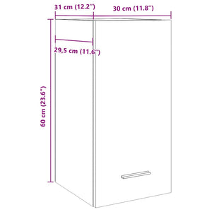 Κρεμαστό Ντουλάπι "Lyon" από Τεχνητό Δρυ 30x31x60 εκ. από Τεχνητό Ξύλο
