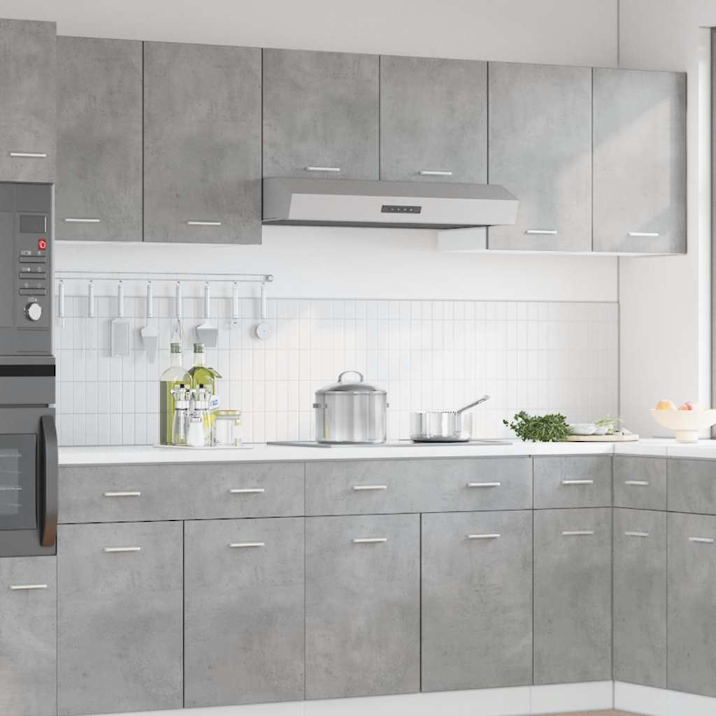 Κρεμαστό Ντουλάπι "Lyon" Γκρι Σκυρόδεμα 50x31x60 εκ. από Τεχνητό Ξύλο