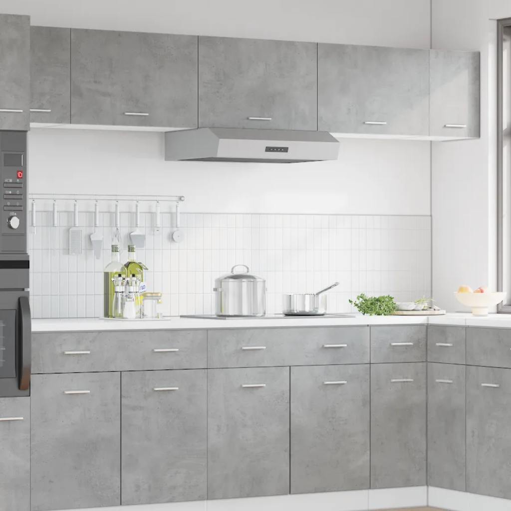 Κρεμαστό Ντουλάπι "Lyon" Γκρι Σκυρόδεμα 60x31x40 εκ. από Τεχνητό Ξύλο - Pakobazaar