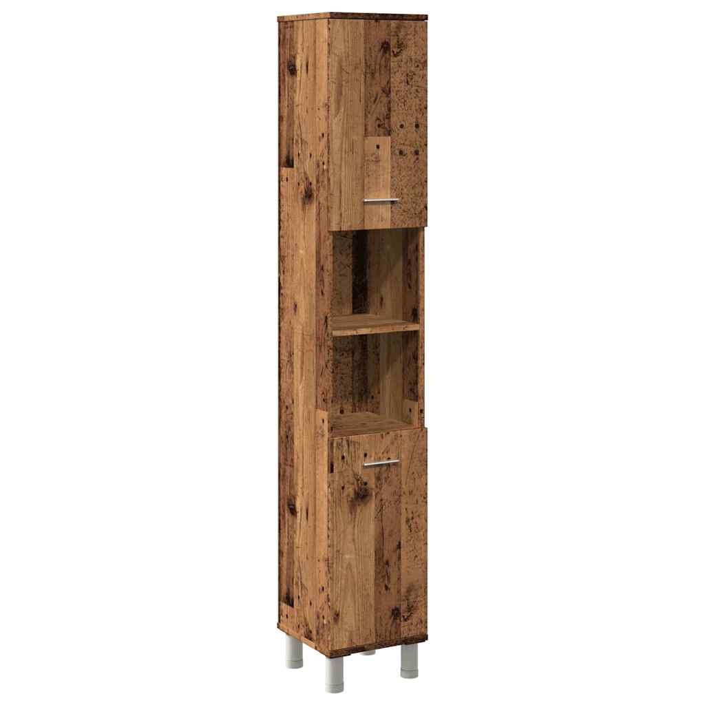 Ντουλάπι μπάνιου Παλιό ξύλο 30x30x179 cm Κατασκευασμένο ξύλο - Pakobazaar