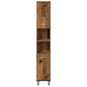 Ντουλάπι μπάνιου Παλιό ξύλο 30x30x179 cm Κατασκευασμένο ξύλο - Pakobazaar