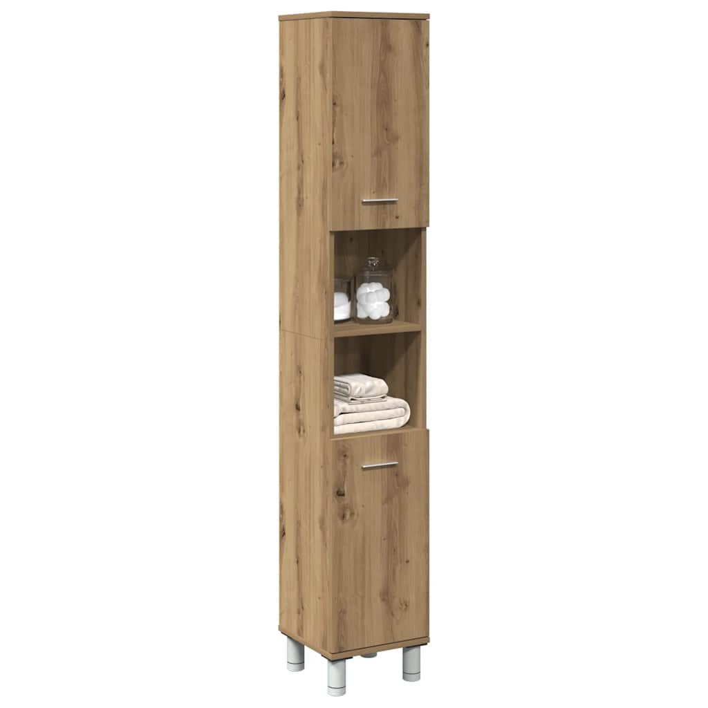 Ντουλάπι μπάνιου Artisan Oak 30x30x179 cm Κατασκευασμένο ξύλο - Pakobazaar