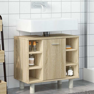 Ντουλάπι Νιπτήρα Sonoma Δρυς 60 x 32 x 53,5 εκ. από Επεξ. Ξύλο