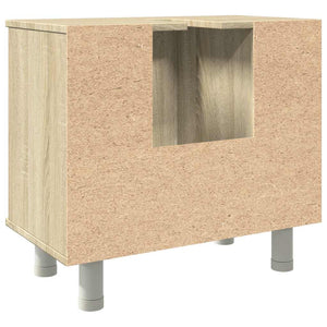 Ντουλάπι Νιπτήρα Sonoma Δρυς 60 x 32 x 53,5 εκ. από Επεξ. Ξύλο
