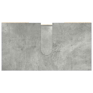 Ντουλάπι Νιπτήρα Γκρι Σκυροδέματος 60x32x53,5 εκ. Επεξ. Ξύλο - Pakobazaar