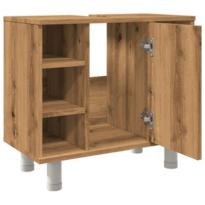 Ντουλάπι μπάνιου Δρυς τεχνίτης 60x32x53,5cm Κατασκευασμένο ξύλο - Pakobazaar