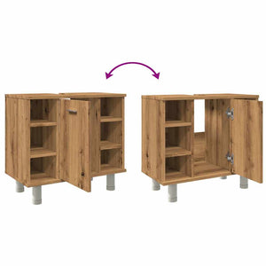 Ντουλάπι μπάνιου Δρυς τεχνίτης 60x32x53,5cm Κατασκευασμένο ξύλο - Pakobazaar
