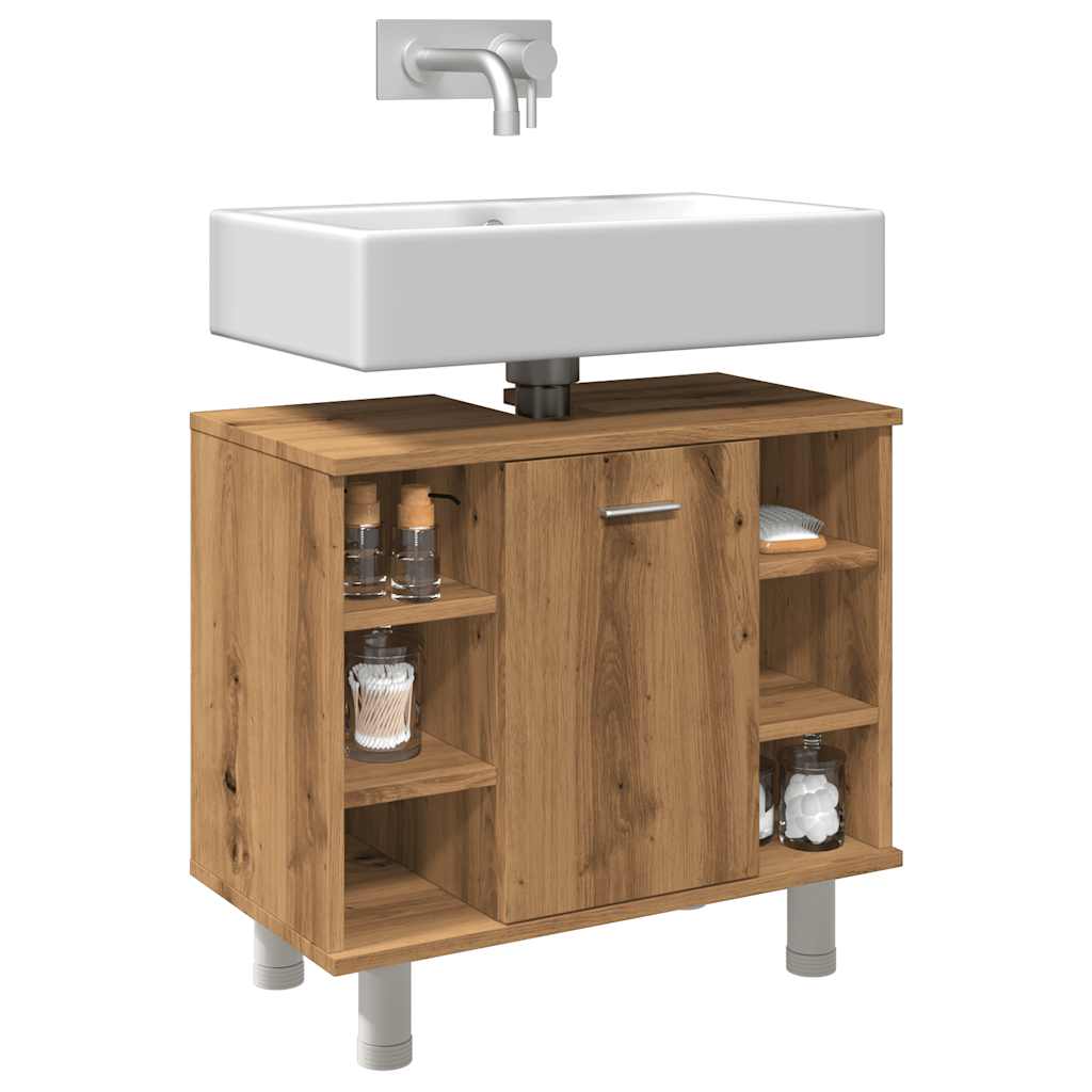 Ντουλάπι μπάνιου Δρυς τεχνίτης 60x32x53,5cm Κατασκευασμένο ξύλο - Pakobazaar
