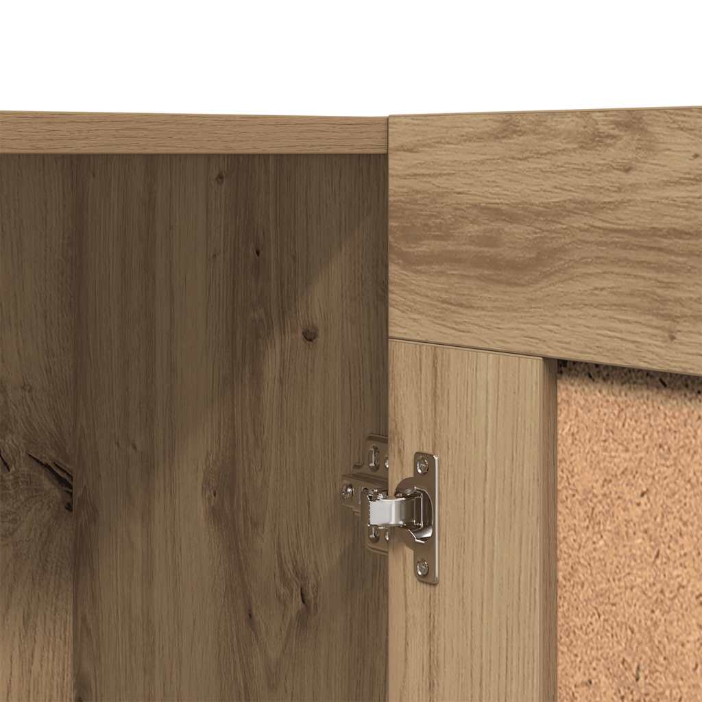 Βιβλιοθήκη Artisan Δρυς 82,5x30,5x80 εκ. Επεξεργασμένο Ξύλο