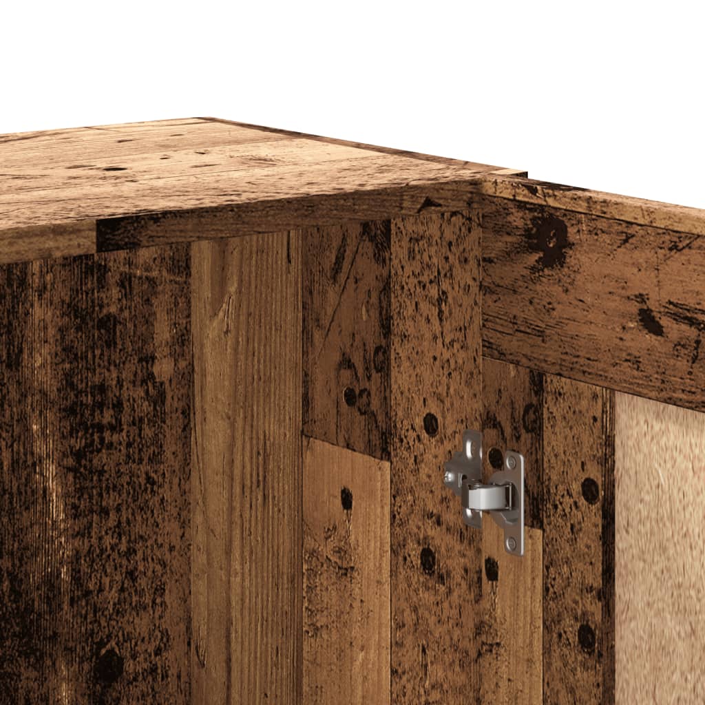 Βιβλιοθήκη Όψη Παλαιού Ξύλου 82,5x30,5x150 εκ. Επεξ. Ξύλο