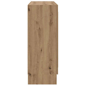 Βιβλιοθήκη Artisan Δρυς 82,5x30,5x80 εκ. Επεξεργασμένο Ξύλο - Pakobazaar