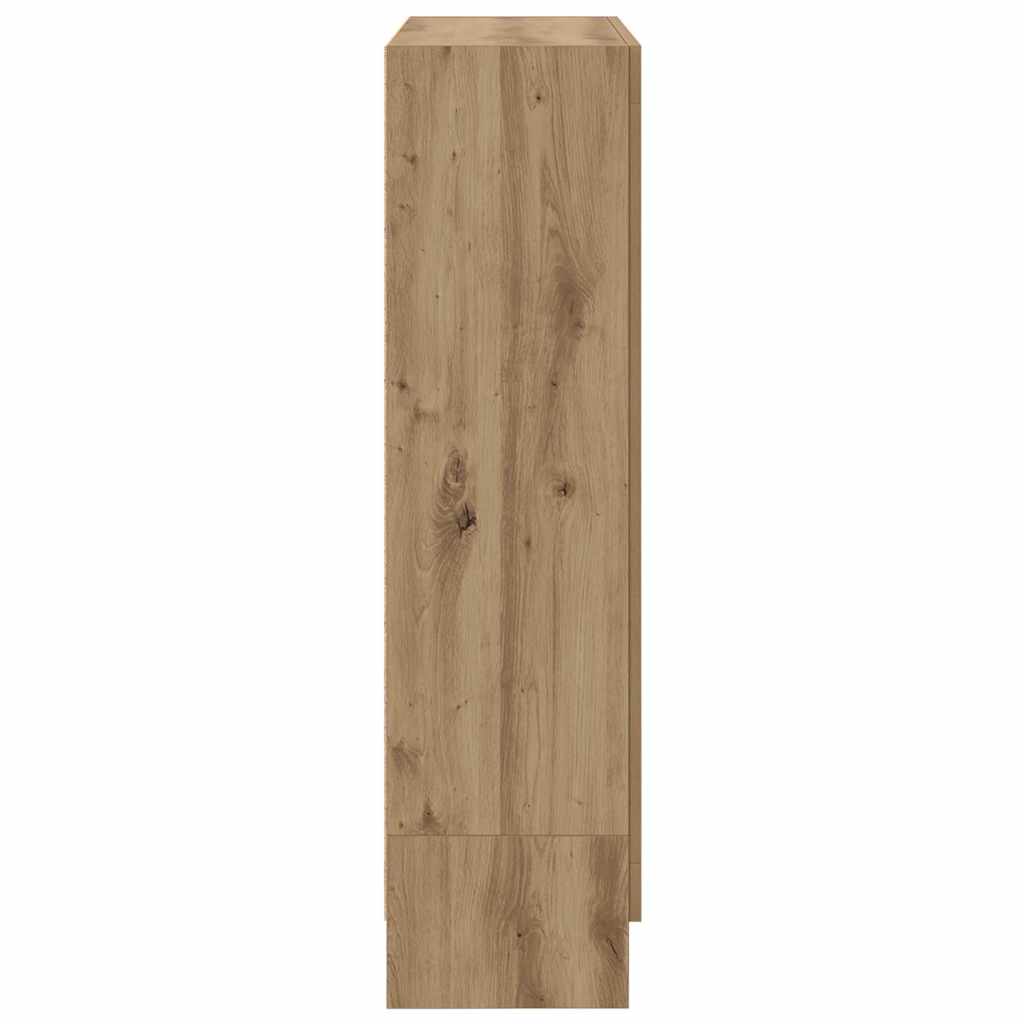Βιβλιοθήκη Artisan Δρυς 82,5x30,5x115 εκ. Επεξεργασμένο Ξύλο - Pakobazaar