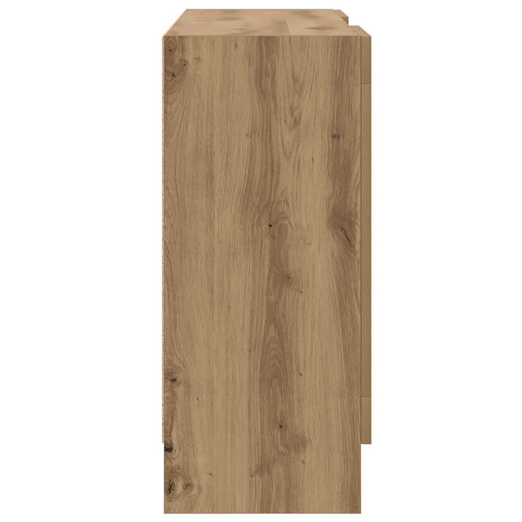 Μπουφές Αρτισιανή Δρυς 120x30,5x70εκ. από Επεξεργασμένο Ξύλο - Pakobazaar