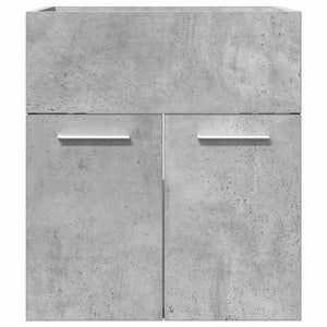 Ντουλάπι νιπτήρα μπάνιου σκυρόδεμα γκρι Ξύλινη κατασκευή - Pakobazaar