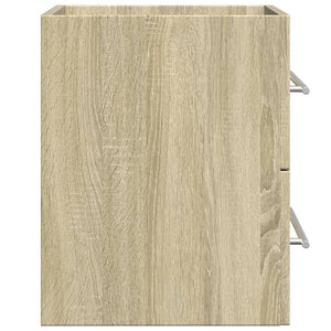 Ντουλάπι Νιπτήρα Sonoma Δρυς 60 x 38,5 x 48 εκ. από Επεξ. Ξύλο - Pakobazaar