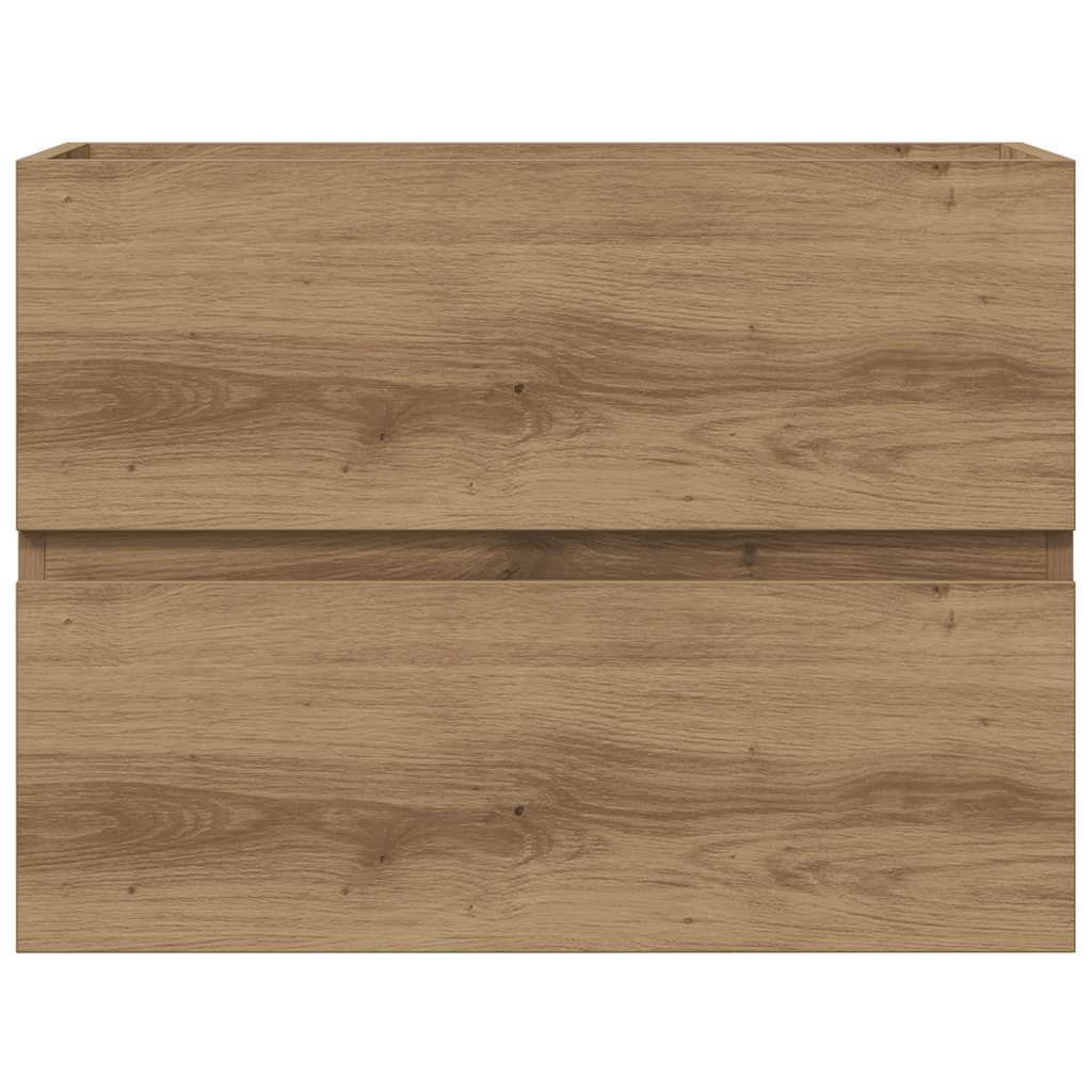 Ντουλάπι Μπάνιου Αρτισιανή Δρυς 60x38,5x45 εκ. Επεξ. Ξύλο