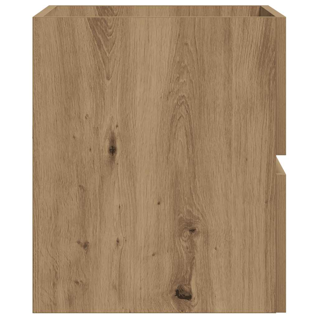 Ντουλάπι Μπάνιου Αρτισιανή Δρυς 60x38,5x45 εκ. Επεξ. Ξύλο