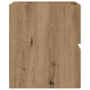 Ντουλάπι Μπάνιου Αρτισιανή Δρυς 60x38,5x45 εκ. Επεξ. Ξύλο