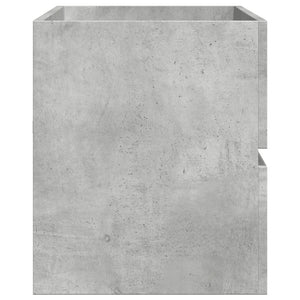 Ντουλάπι Νιπτήρα Γκρι Σκυροδέματος 100x38,5x45 εκ. Επεξ. Ξύλο - Pakobazaar