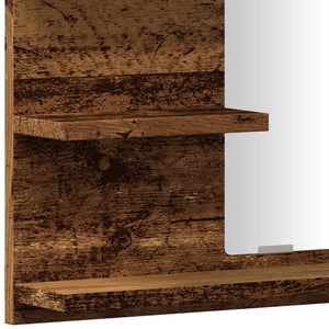 Ντουλάπι καθρέφτη μπάνιου Παλιό ξύλο 60x10,5x45 cm - Pakobazaar