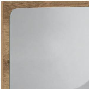 Καθρέφτης Μπάνιου με LED Αρτισιανή Δρυς 60x8,5x38 εκ. - Pakobazaar
