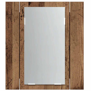 Έπιπλο Καθρέφτη Μπάνιου LED Παλαιό Ξύλο 40x12x45 εκ. Επεξ. Ξύλο - Pakobazaar