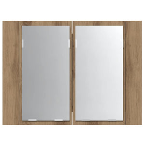 Καθρέφτης Ντουλάπι Αρτισιανή Δρυς 60x12x45 εκ. Επεξ. Ξύλο - Pakobazaar