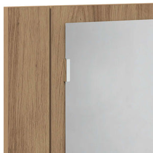 Καθρέφτης Ντουλάπι Αρτισιανή Δρυς 60x12x45 εκ. Επεξ. Ξύλο - Pakobazaar