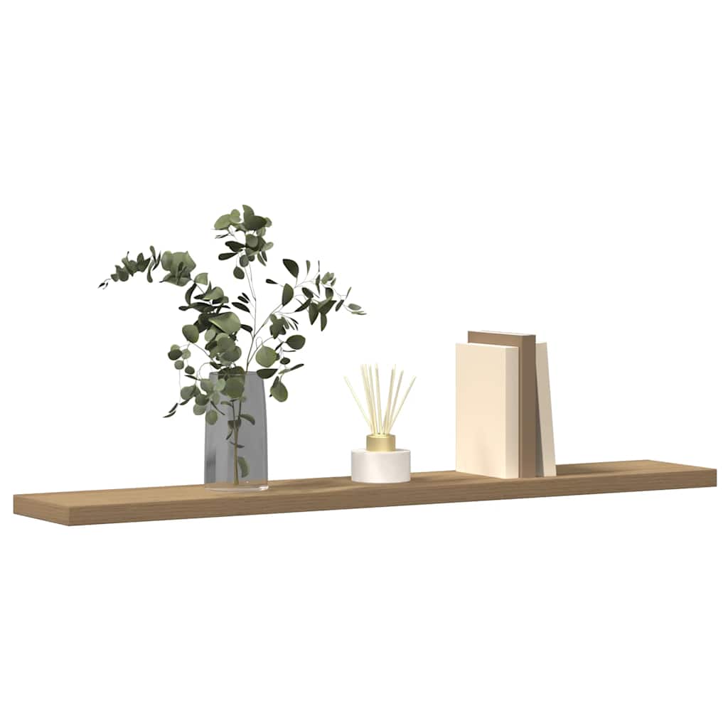 Ράφια Βιβλιοθήκης 4 τεμ. Artisan Δρυς 60x10x1,5 εκ. Επεξ. Ξύλο - Pakobazaar