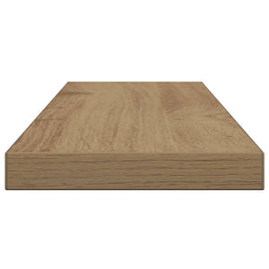 Ράφια Βιβλιοθήκης 4 τεμ. Artisan Δρυς 60x10x1,5 εκ. Επεξ. Ξύλο - Pakobazaar