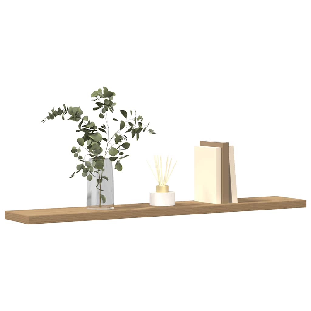 Ράφια Τοίχου 4 τεμ. Artisan Δρυς 60x20x1,5εκ. από Επεξεργ. Ξύλο - Pakobazaar