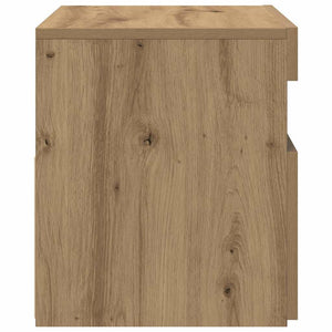 ντουλάπι τηλεόρασης  με φώτα LED Artisan Oak Κατασκευασμένο ξύλο - Pakobazaar