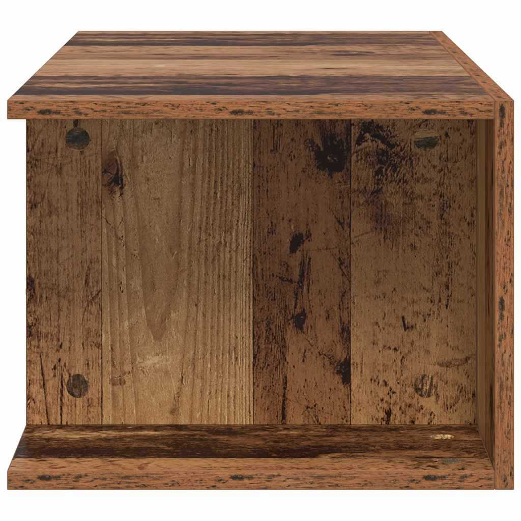 Έπιπλο Τηλεόρασης LED Όψη Παλαιού Ξύλου 90x39x30 εκ. Επεξ. Ξύλο - Pakobazaar