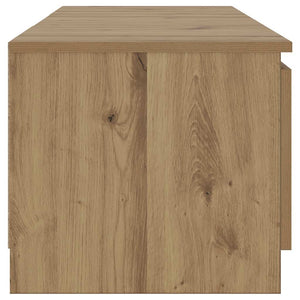 ντουλάπι τηλεόρασης  με φώτα LED Artisan Oak Κατασκευασμένο ξύλο - Pakobazaar
