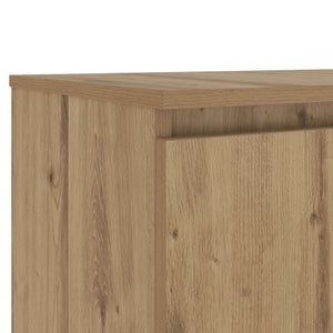 ντουλάπι τηλεόρασης  με φώτα LED Artisan Oak Κατασκευασμένο ξύλο - Pakobazaar
