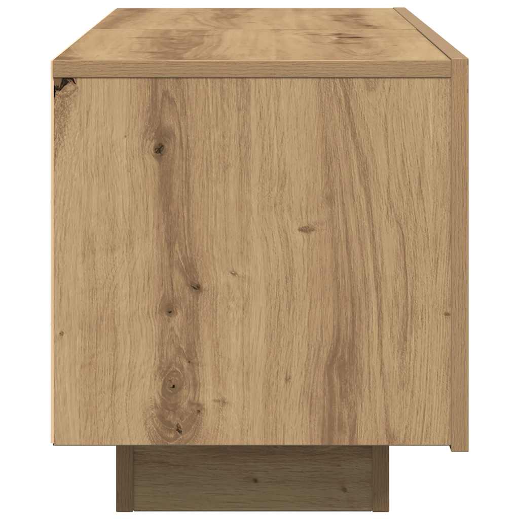 Έπιπλο Τηλεόρασης Artisian Δρυς 100x35x40 εκ Επεξεργασμένο Ξύλο - Pakobazaar
