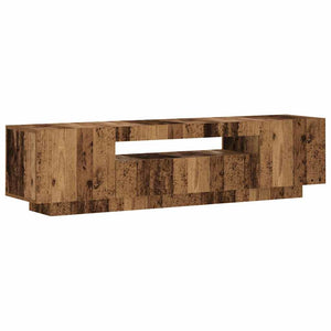 Έπιπλο Τηλεόρασης LED Όψη Παλαιού Ξύλου 160x35x40 εκ.Επεξ. Ξύλο - Pakobazaar