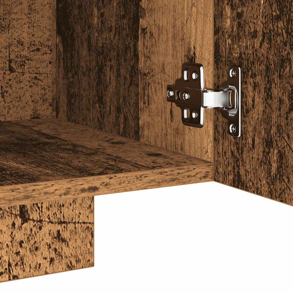 Έπιπλο Τηλεόρασης LED Όψη Παλαιού Ξύλου 160x35x40 εκ.Επεξ. Ξύλο - Pakobazaar