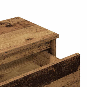 Κομοδίνα 2 τεμάχια Παλιό ξύλο 40x30x39 cm Κατασκευασμένο ξύλο