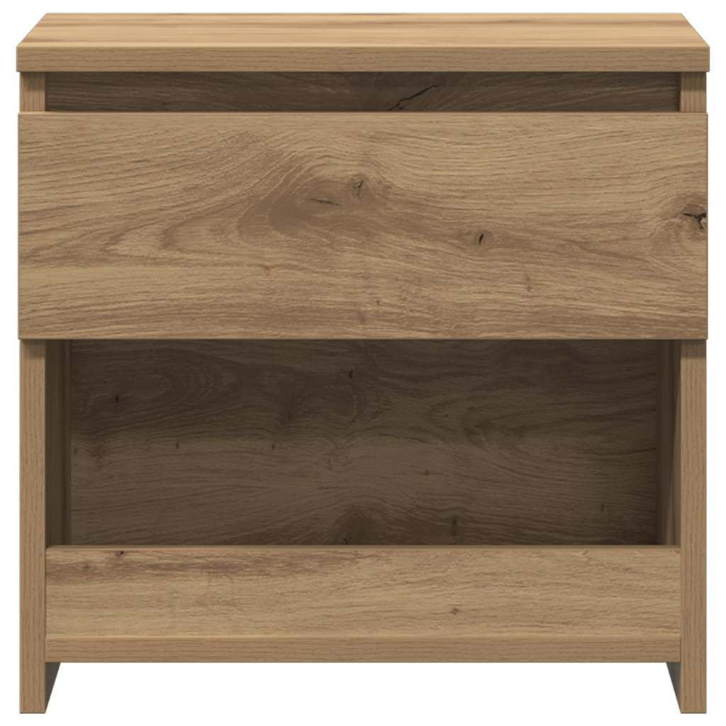 Κομοδίνα 2 τεμάχια Artisan Oak 40x30x39 cm Κατασκευασμένο ξύλο - Pakobazaar