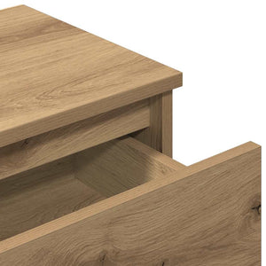 Κομοδίνα 2 τεμάχια Artisan Oak 40x30x39 cm Κατασκευασμένο ξύλο - Pakobazaar