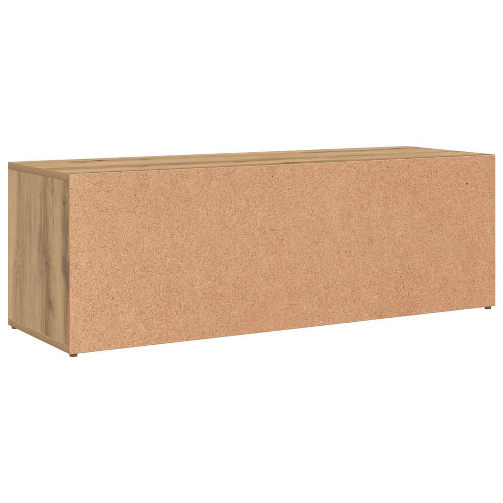 Πάγκος Αποθήκ. Παπουτσιών Αρτισιανή Δρυς 105x35x35εκ Επεξ. Ξύλο - Pakobazaar